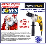 BERBEQUIM POWERPLUS 850 WATTS COM PERCUSSÃO